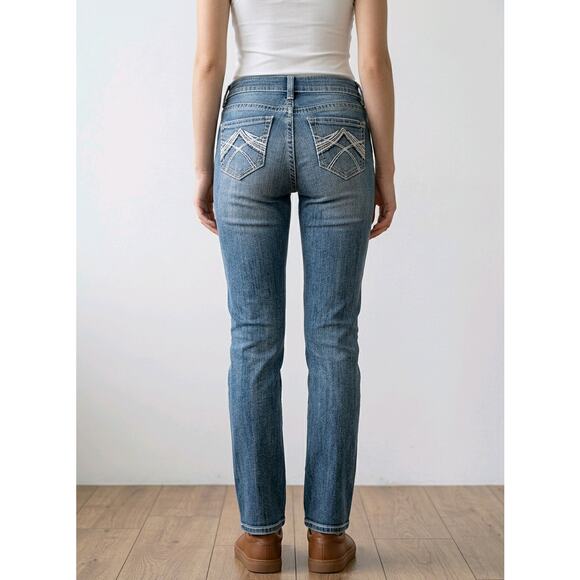 Ariat Denim - Ariat Real Denim Mid-Rise Bootcut Women's 28S Western Denim Blue Jeans
